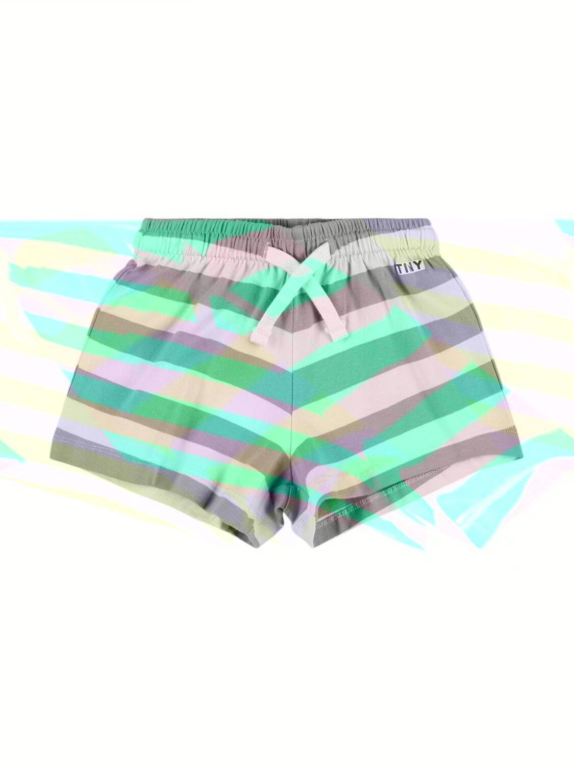 Striped Pima Cotton Shorts by TINY COTTONS