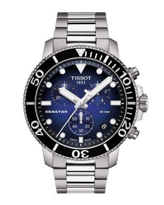 Seastar 1000 Blue-Dial Chronograph by TISSOT