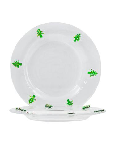 Set Of 2 8In Tree Plates by TJMAXX