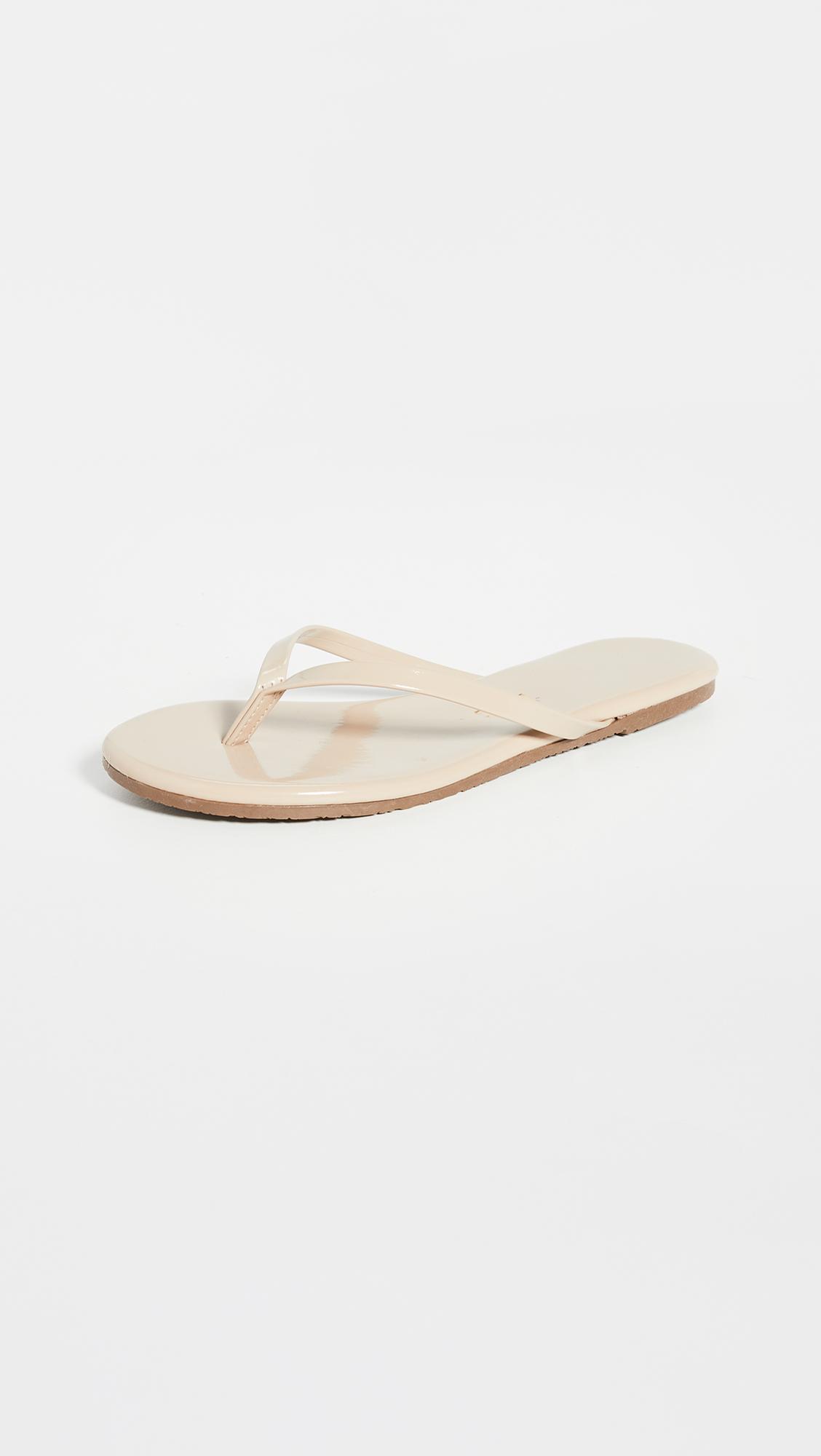 Foundations Gloss Flip Flops by TKEES