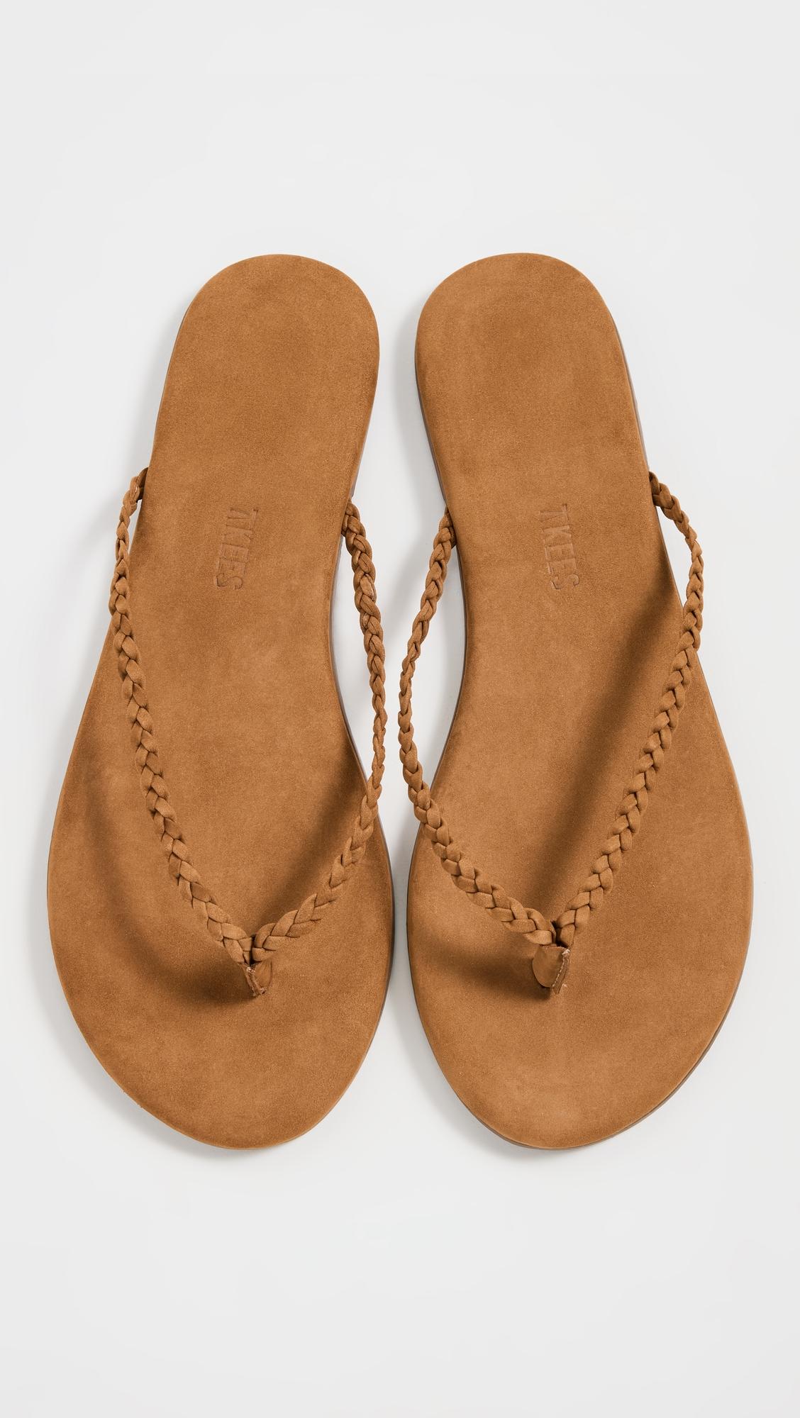 Lily Braid Flip Flops by TKEES