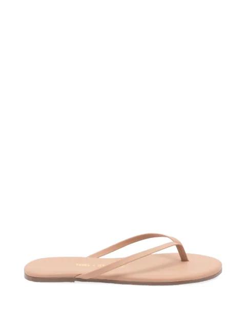 Lily leather slippers by TKEES