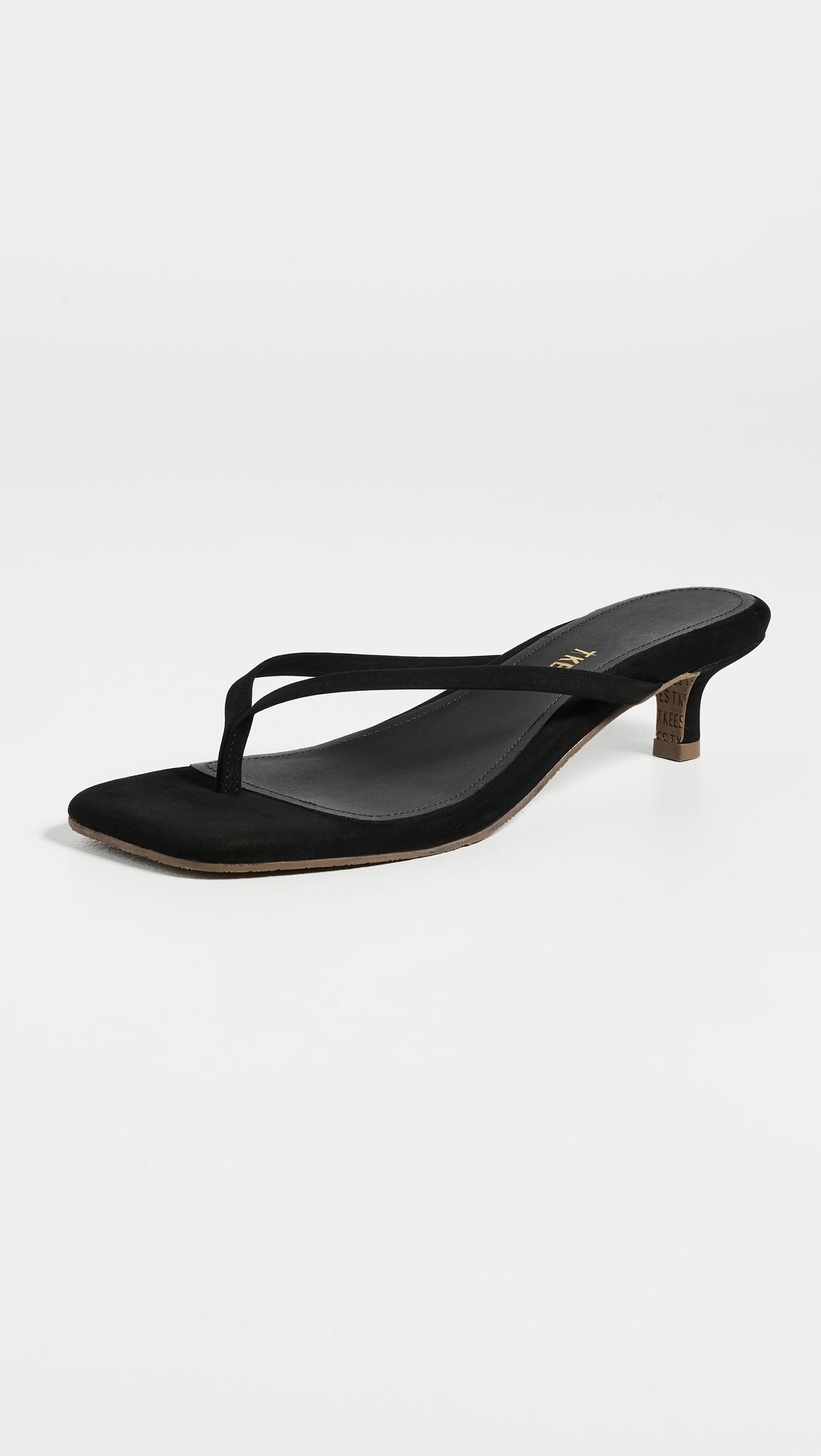 Square Toe Julia Suede Sandals by TKEES