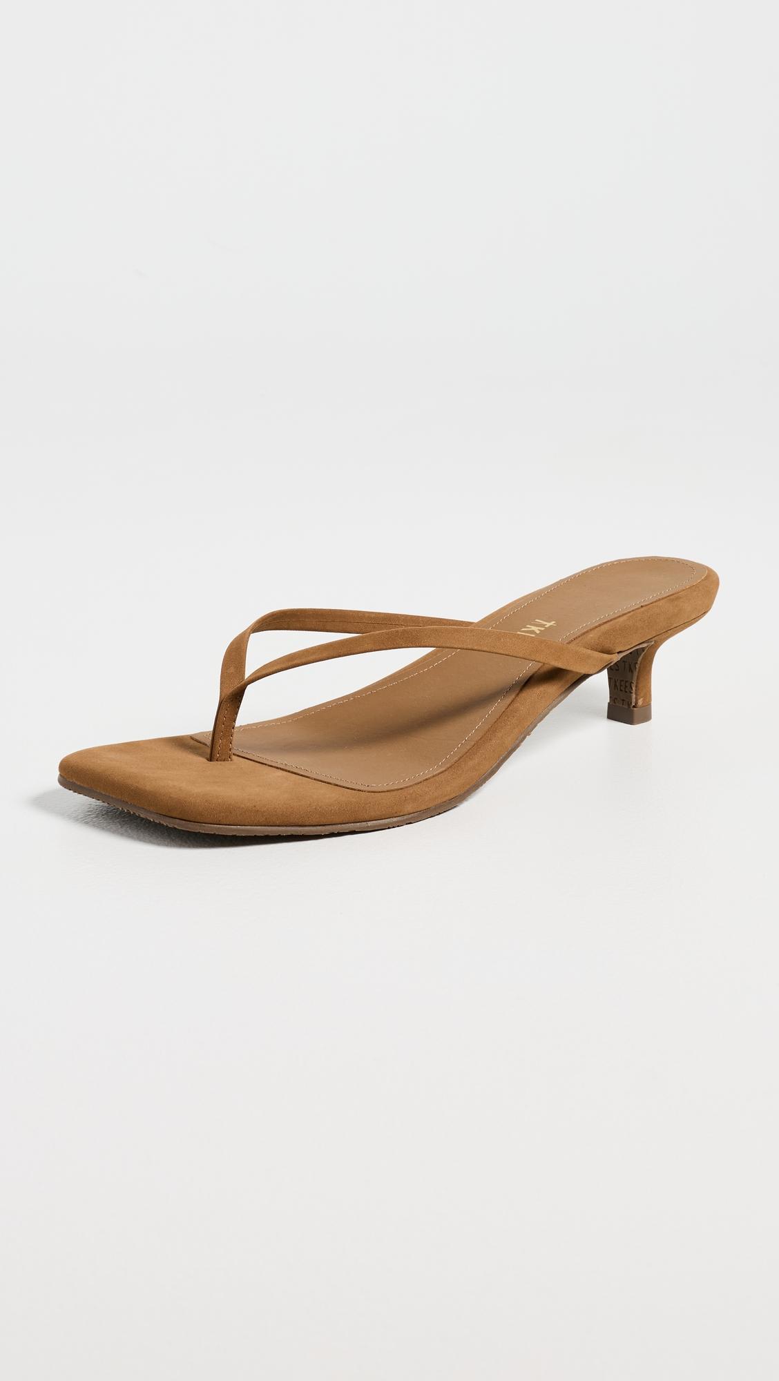 Square Toe Julia Suede Sandals by TKEES