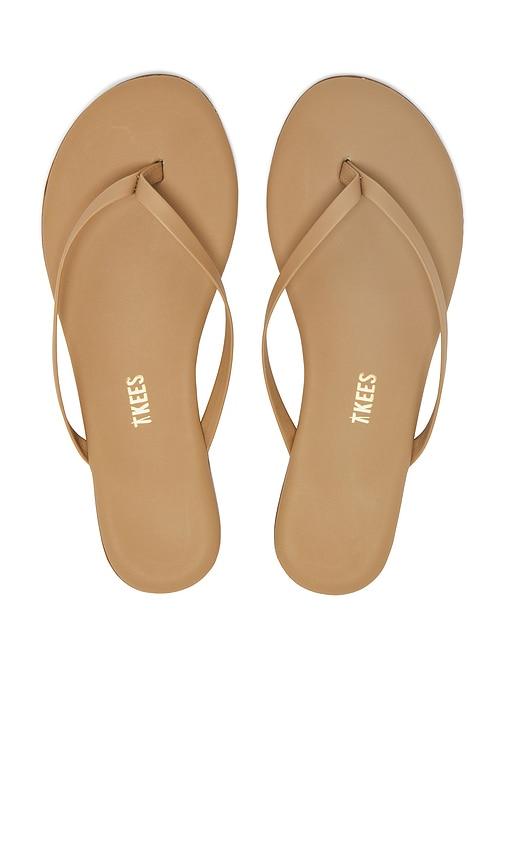 TKEES Foundations Matte Flip Flop in Brown by TKEES