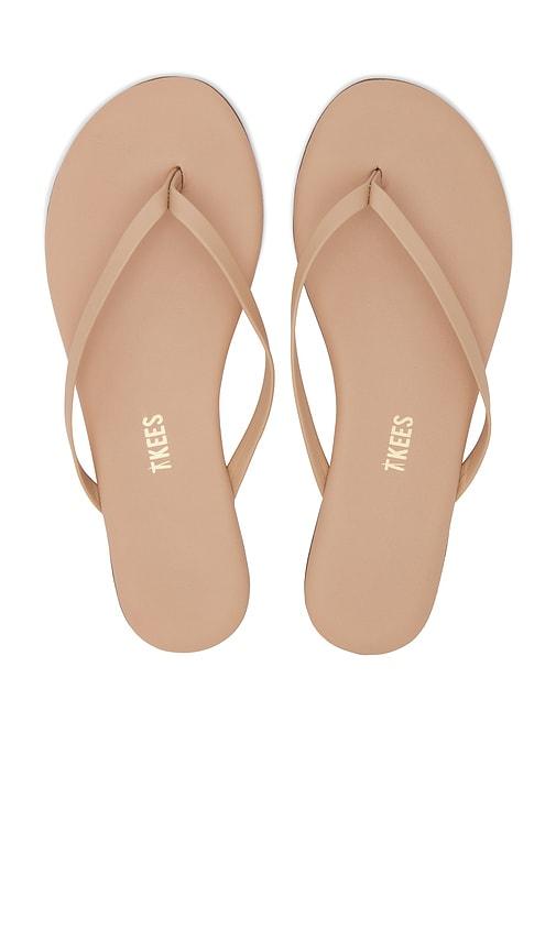 TKEES Lily Foundations Matte Flip Flop in Nude by TKEES