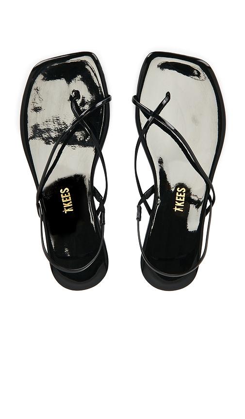 TKEES Millie Sandal in Black by TKEES