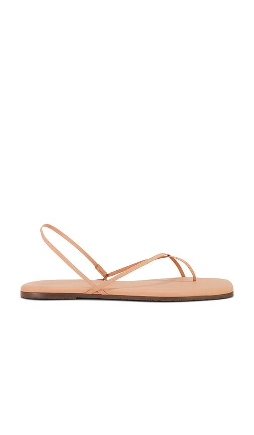 TKEES Square Toe Millie Sandal in Nude by TKEES