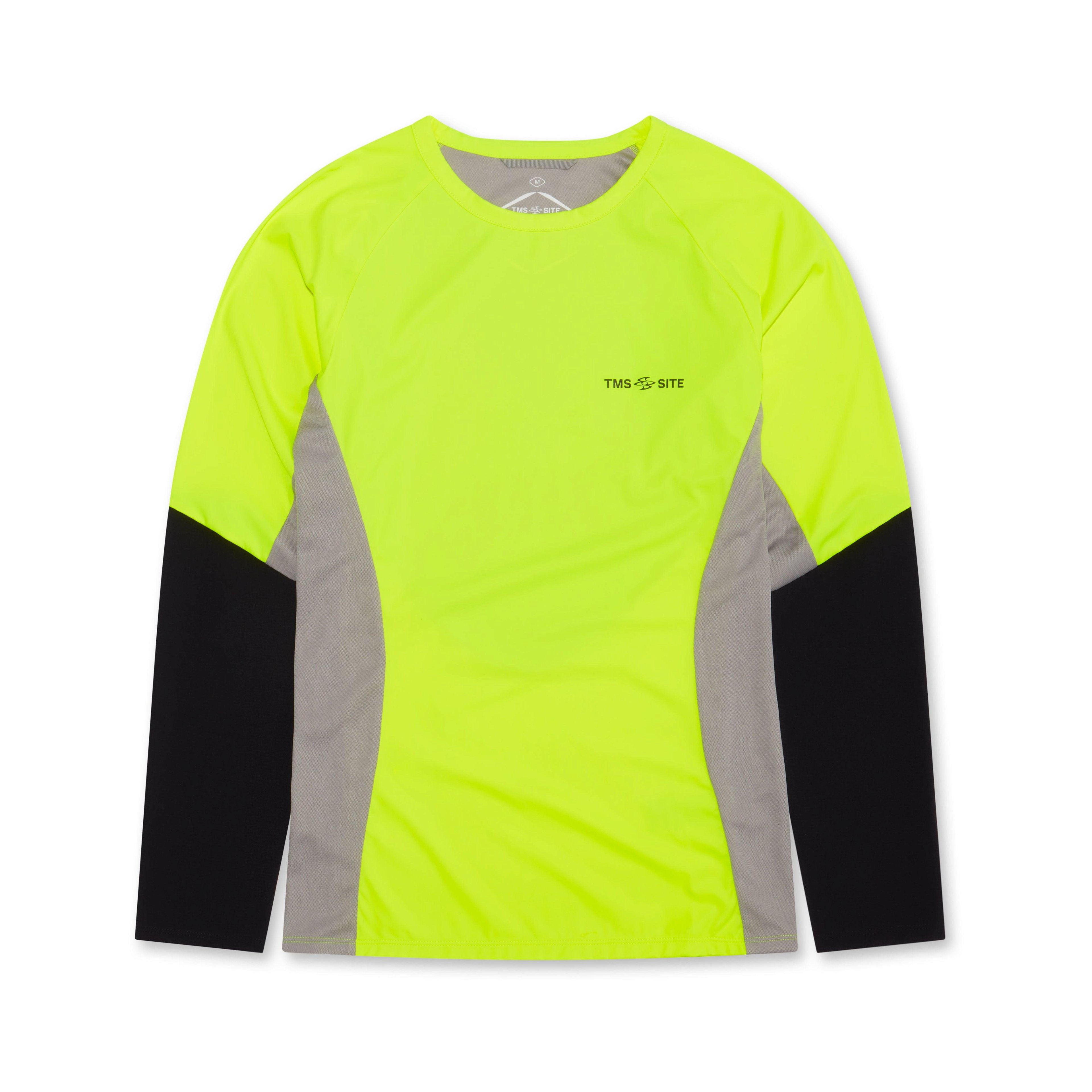 Tms.Site - Men's UV Resist Tested To Work Long - (Neon Yellow/Stone Grey) by TMS.SITE