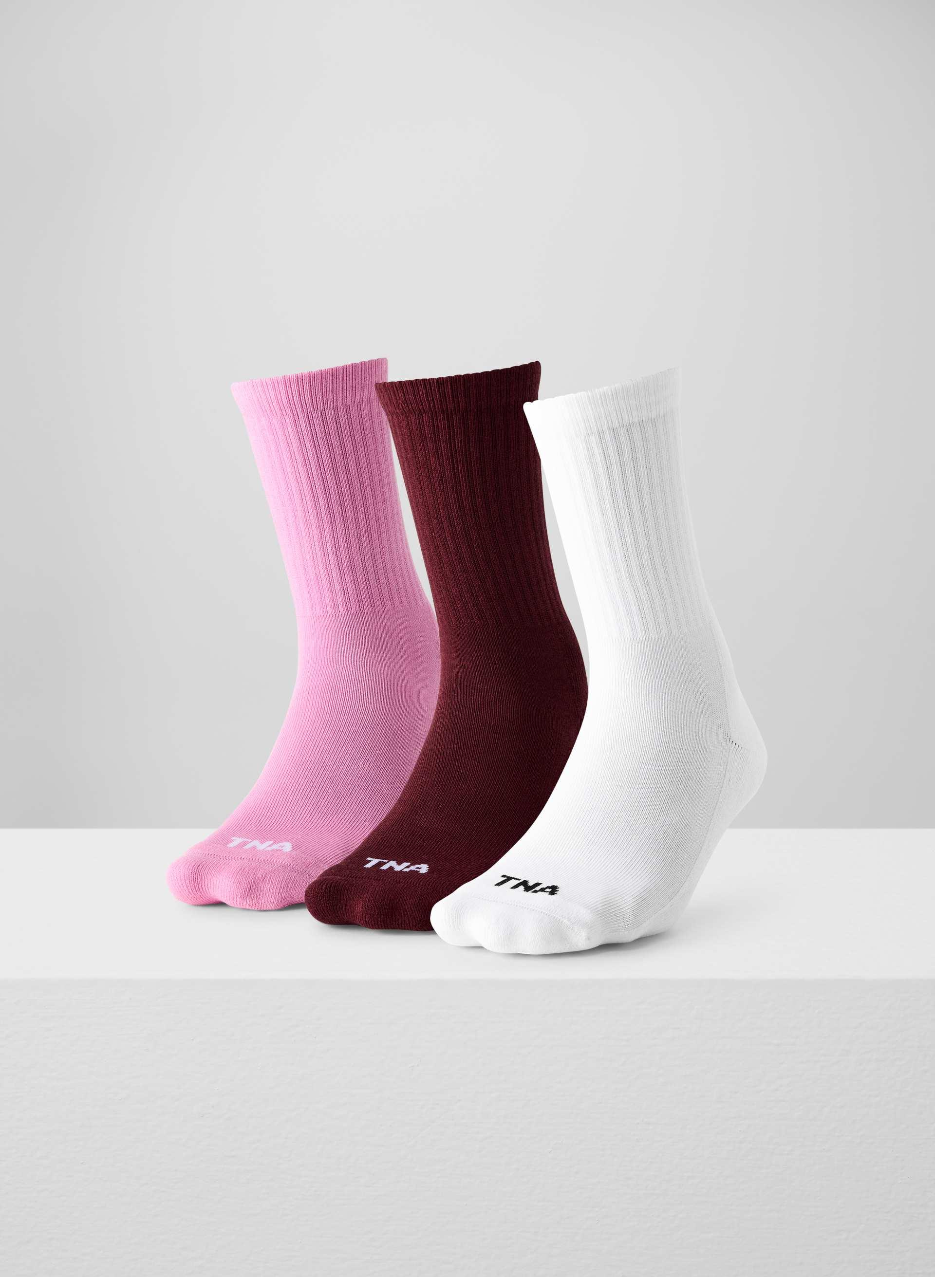 BEST-EVER CREW SOCK 3-PACK by TNA