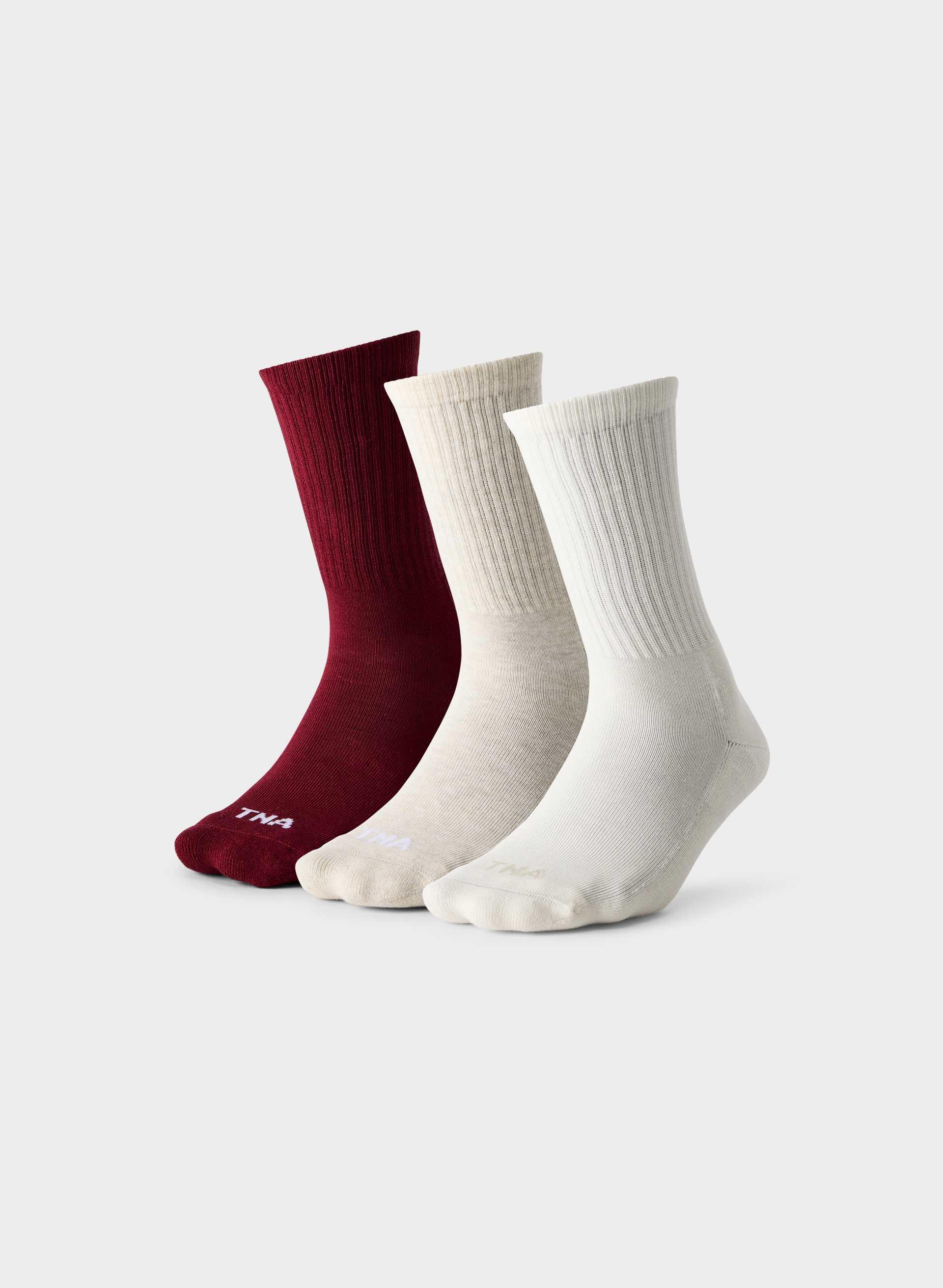 BEST-EVER CREW SOCK 3-PACK by TNA
