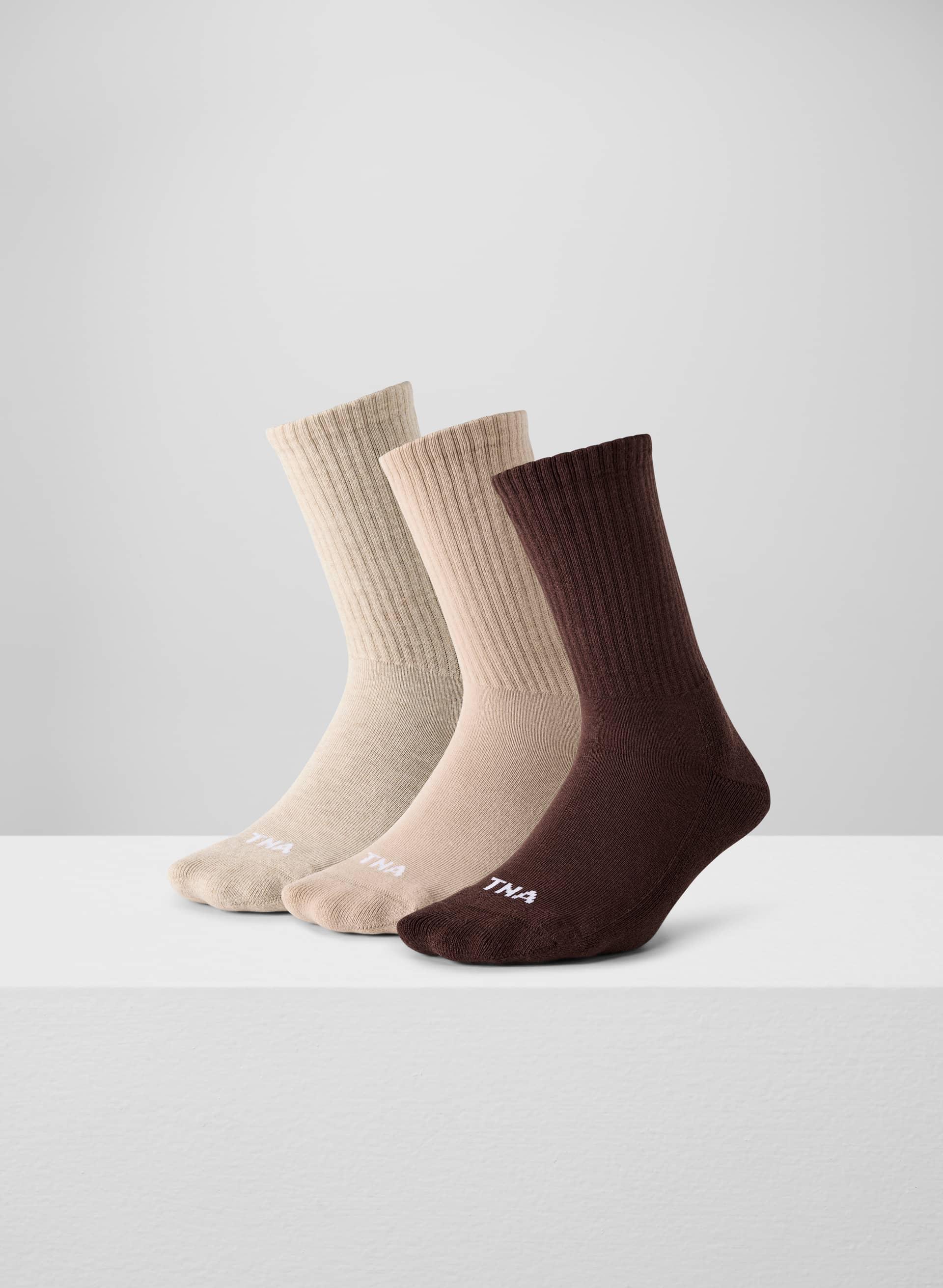 BEST-EVER CREW SOCK 3-PACK by TNA