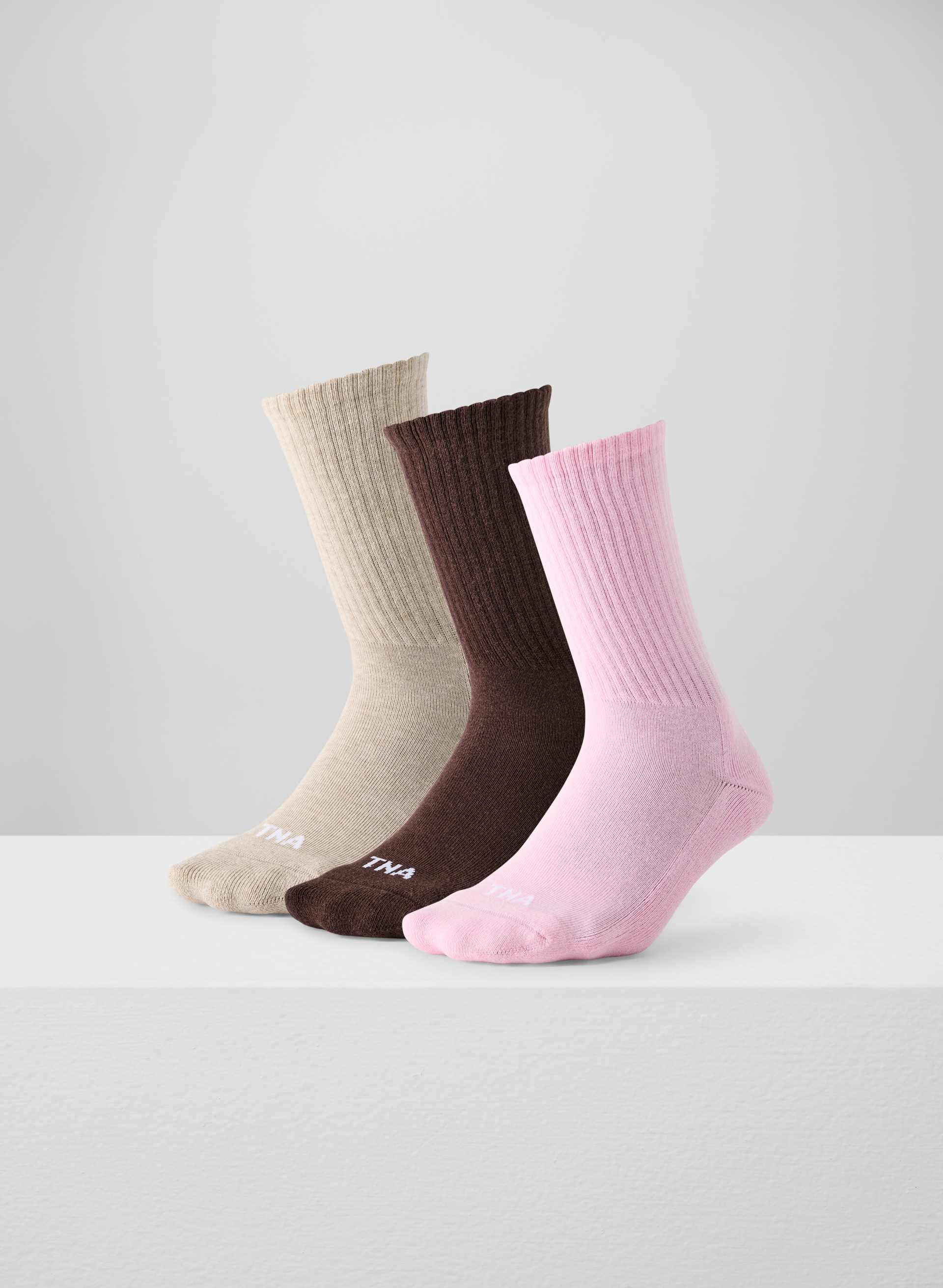 BEST-EVER CREW SOCK 3-PACK by TNA