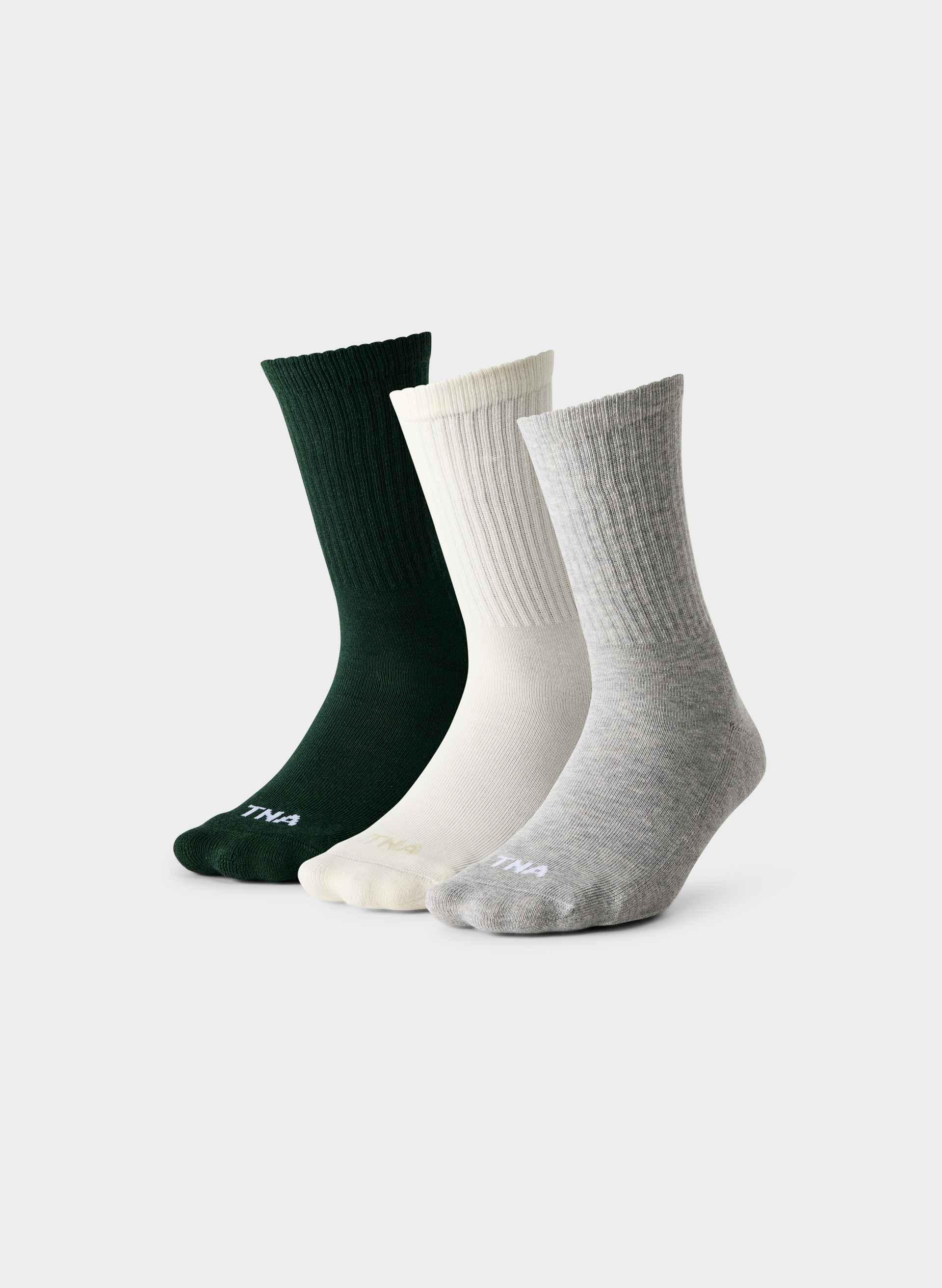 BEST-EVER CREW SOCK 3-PACK by TNA