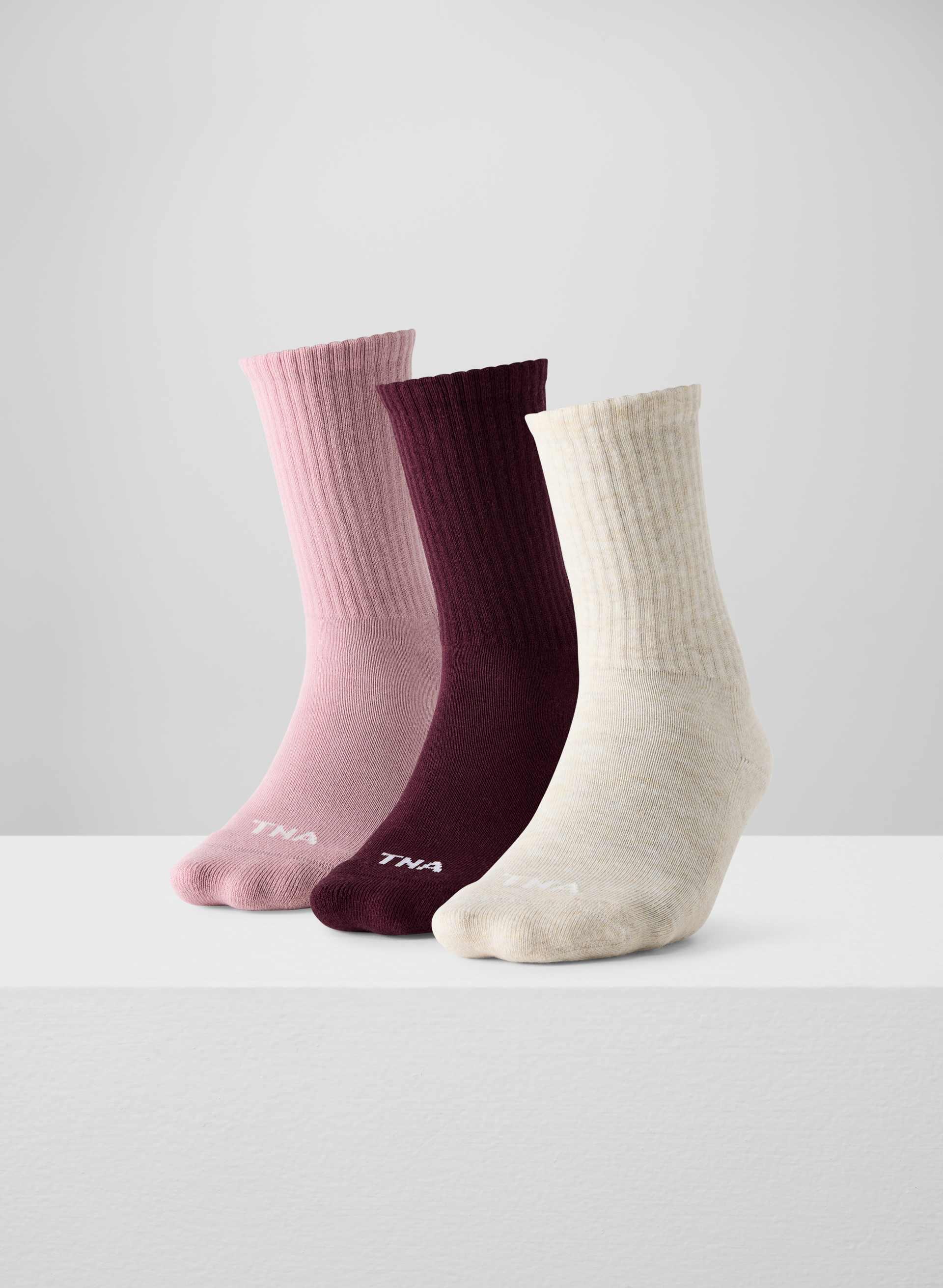 BEST-EVER CREW SOCK 3-PACK by TNA