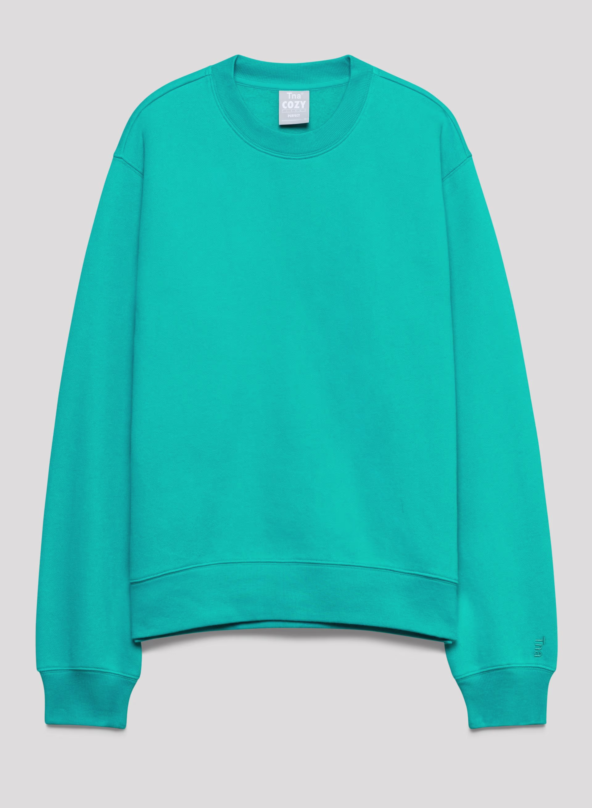 COZY FLEECE PERFECT CREW SWEAT-SHIRT by TNA