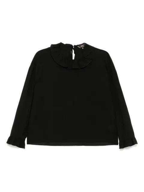 clown-like ruffle neckline blouse by TO B. BY AGNES B.