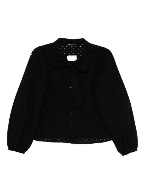 eyelet-detailing shirt by TO B. BY AGNES B.
