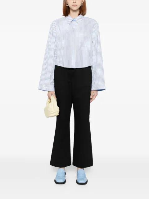 flared cropped trousers by TO B. BY AGNES B.
