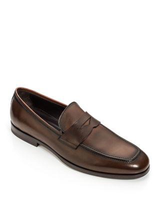 Men's Ronny Apron Toe Penny Loafers by TO BOOT NEW YORK
