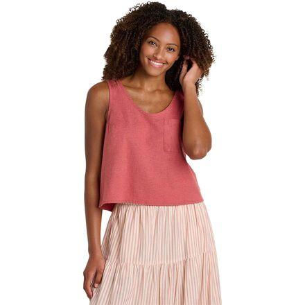 Taj Hemp Button Back Tank Top II by TOAD&CO