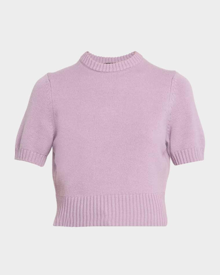 Elsie Short-Sleeve Sweater by TOCCIN