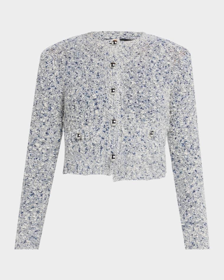 Emilia Boucle Knit Jacket by TOCCIN