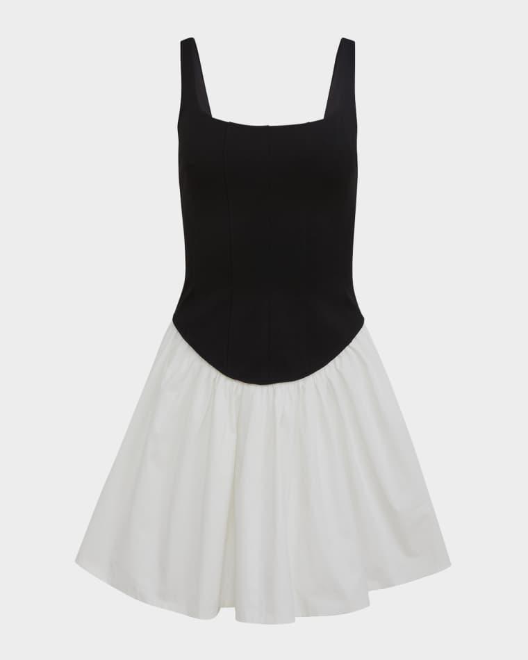 Felicie Drop-Waist Mini Dress by TOCCIN
