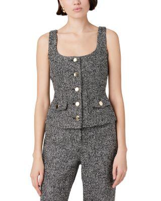 Georgia Scoop Neck Vest by TOCCIN