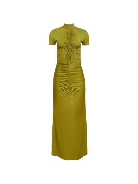 Gracelyn mock-neck midi dress by TOCCIN