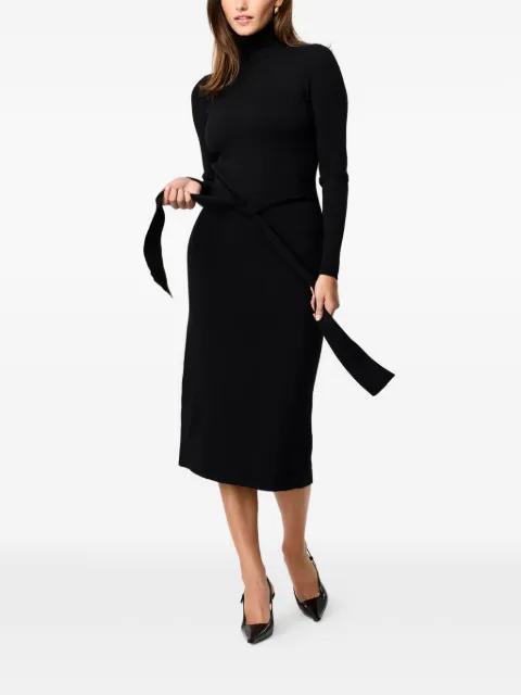 Logan turtleneck tie dress by TOCCIN