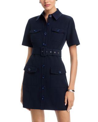 Lydia Short Sleeve Snap Front Dress by TOCCIN