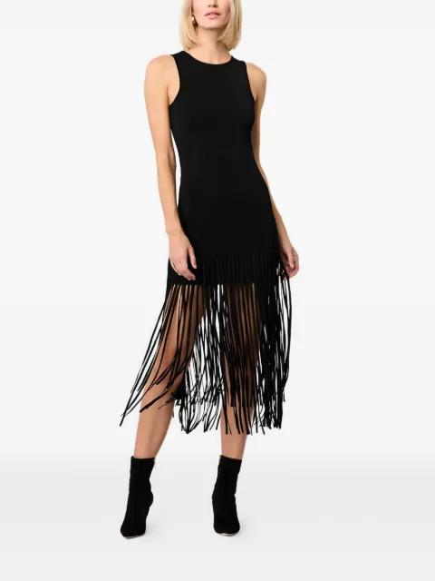 Margaux fringe knit dress by TOCCIN