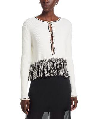 Monroe Fringed Cardigan by TOCCIN