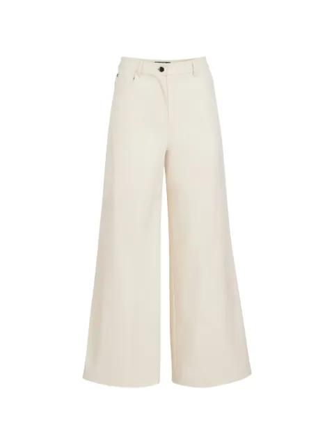 Nell five-pocket palazzo pants by TOCCIN