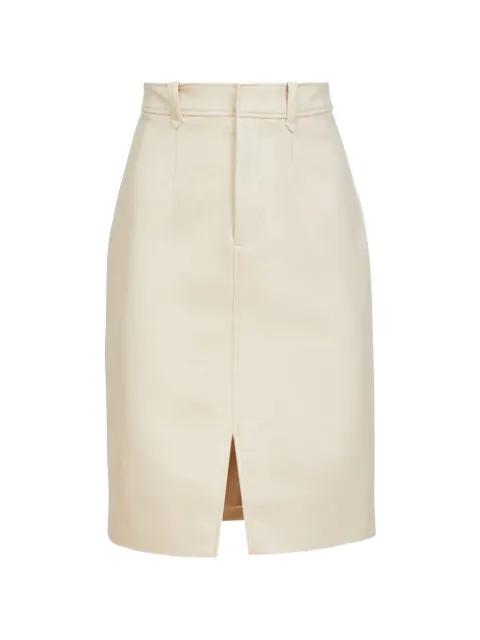 Noelle slit pencil mini skirt by TOCCIN