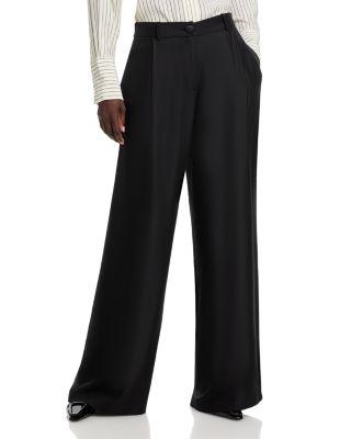 Solara Silk Wide Leg Pants by TOCCIN