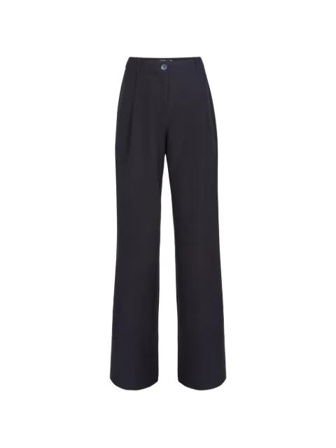 Solara pleated wide leg trousers by TOCCIN