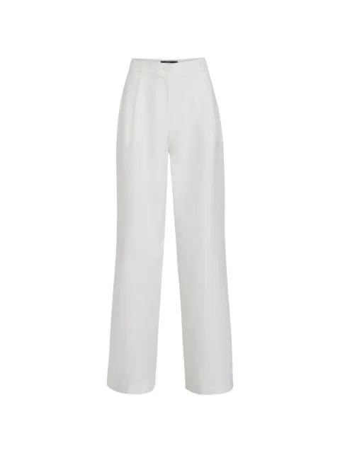 Solara pleated wide leg trousers by TOCCIN
