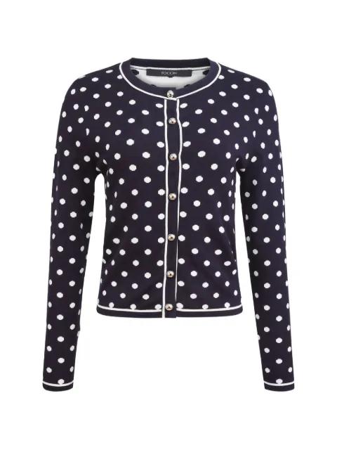 Xandra polka-dot cardigan by TOCCIN