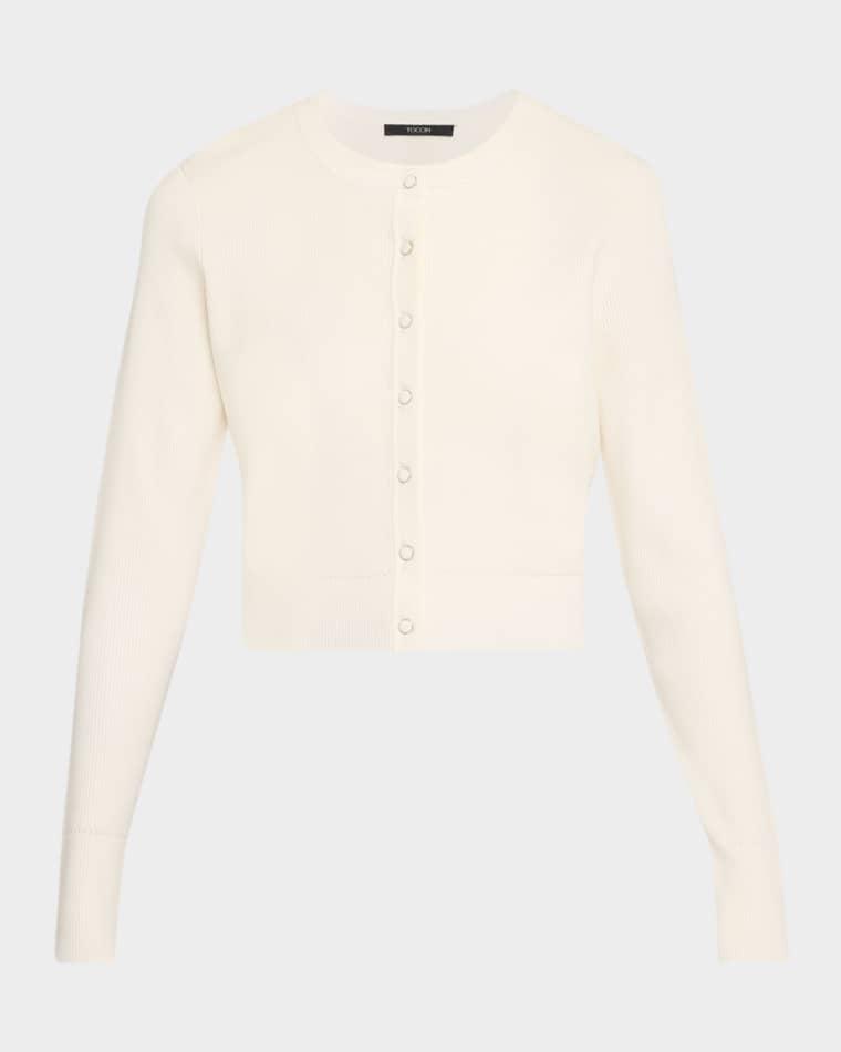 Zoe Cropped Cardigan by TOCCIN