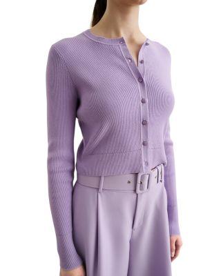 Zoe Cropped Cardigan Sweater by TOCCIN