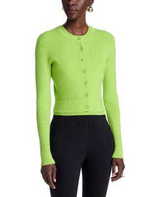 Zoe Cropped Cardigan Sweater by TOCCIN