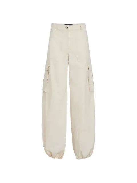 wide-leg cargo pants by TOCCIN