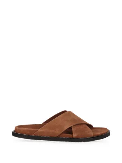 criss-cross strap sandals by TODD SNYDER