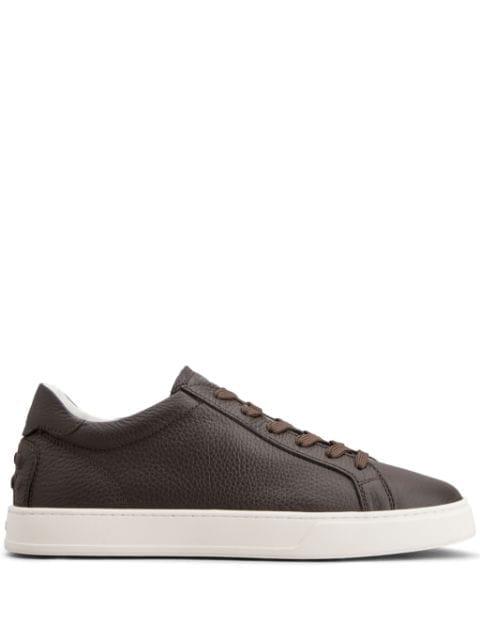 Allacciata Cassetta leather sneakers by TODS