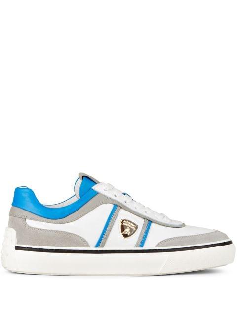 Automobili Lamborghini panelled lace-up leather sneakers by TODS