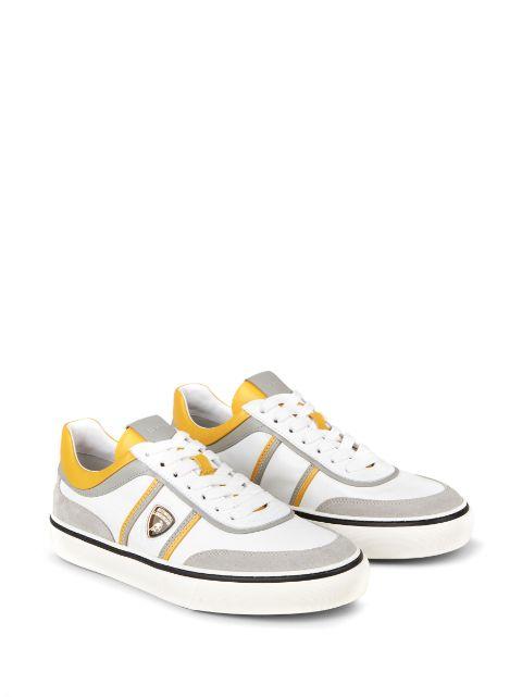 Automobili Lamborghini panelled lace-up leather sneakers by TODS