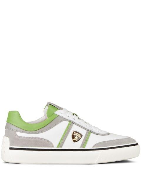 Automobili Lamborghini panelled lace-up leather sneakers by TODS