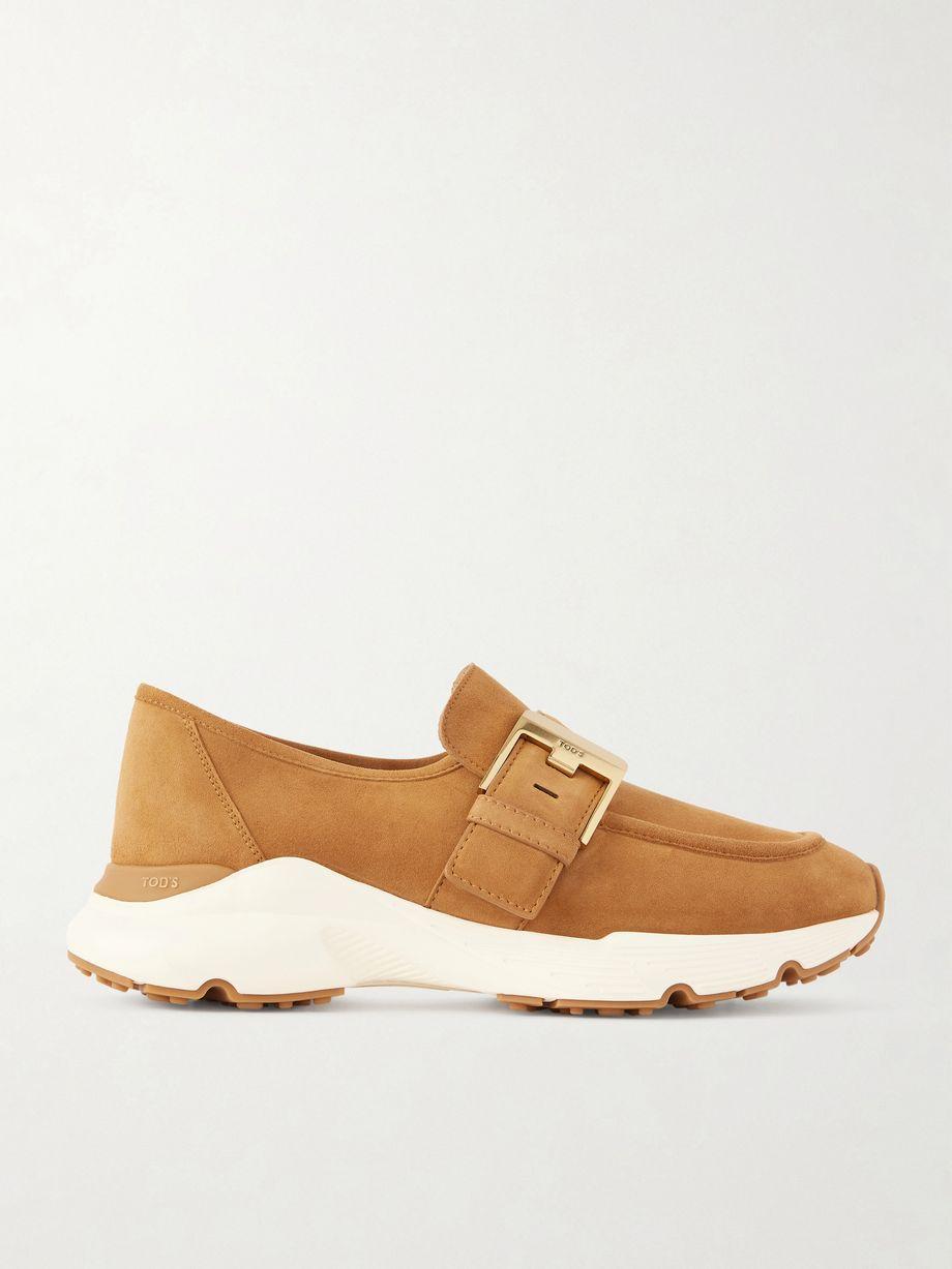 Buckled suede sneakers by TODS